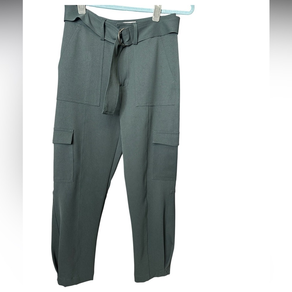 Dear John | Green Utility Cargo Pants | Belted | Size 27 - Picture 2 of 4